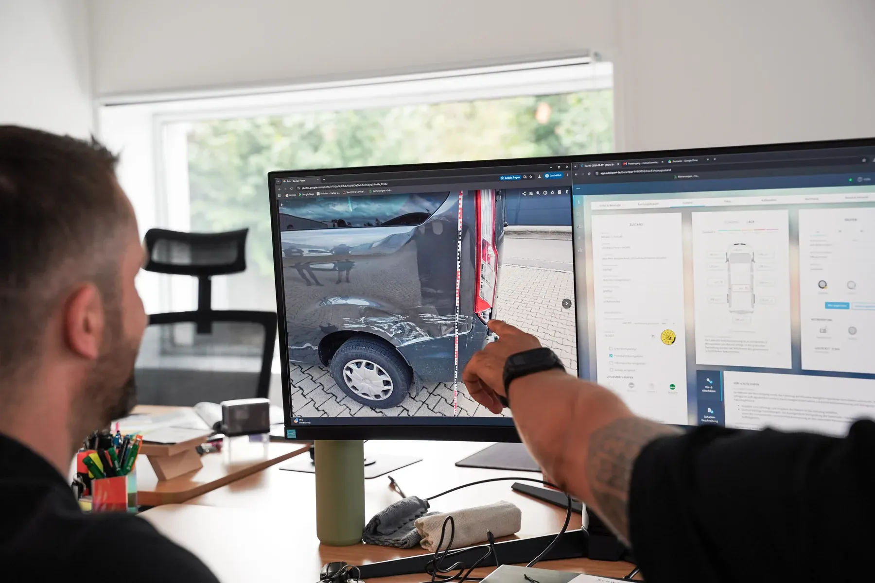 Arbeit an einem digitalen Gutachten